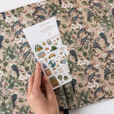 2026 Desktop A4 Linen Bound Planner - Botanical Grove - Pure Apotheca