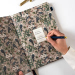 2026 Desktop A4 Linen Bound Planner - Botanical Grove - Pure Apotheca
