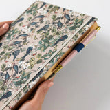 2026 Desktop A4 Linen Bound Planner - Botanical Grove - Pure Apotheca