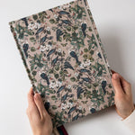 2026 Desktop A4 Linen Bound Planner - Botanical Grove - Pure Apotheca