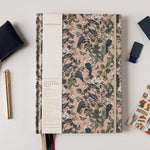 2026 Desktop A4 Linen Bound Planner - Botanical Grove - Pure Apotheca
