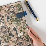 2026 Desktop A4 Linen Bound Planner - Botanical Grove - Pure Apotheca