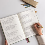 2026 Desktop A4 Linen Bound Planner - Finch - Pure Apotheca