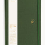 2026 Desktop A4 Linen Bound Planner - Finch - Pure Apotheca