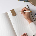 2026 Desktop A4 Linen Bound Planner - Finch - Pure Apotheca