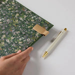 2026 Desktop A4 Linen Bound Planner - Finch - Pure Apotheca