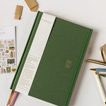 2026 Desktop A4 Linen Bound Planner - Finch - Pure Apotheca