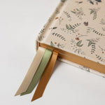 2026 Desktop Linen Bound Planner - Button Fern - Pure Apotheca