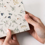 2026 Desktop Linen Bound Planner - Button Fern - Pure Apotheca