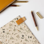 2026 Desktop Linen Bound Planner - Button Fern - Pure Apotheca