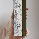 2026 Desktop Linen Bound Planner - Hunter Green - Pure Apotheca