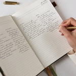 2026 Desktop Linen Bound Planner - Hunter Green - Pure Apotheca