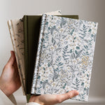 2026 Desktop Linen Bound Planner - Ivory Garden - Pure Apotheca