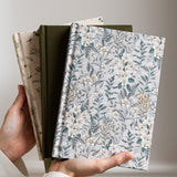 2026 Desktop Linen Bound Planner - Ivory Garden - Pure Apotheca