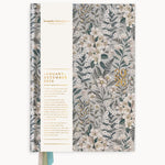 2026 Desktop Linen Bound Planner - Ivory Garden - Pure Apotheca