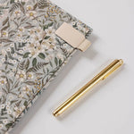 2026 Desktop Linen Bound Planner - Ivory Garden - Pure Apotheca