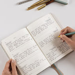 2026 Petite Linen Bound Planner - Dune - Pure Apotheca