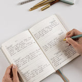 2026 Petite Linen Bound Planner - Dune - Pure Apotheca
