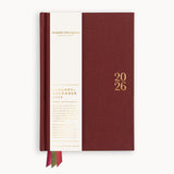 2026 Petite Linen Bound Planner - Mulberry - Pure Apotheca