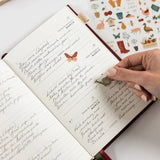 2026 Petite Linen Bound Planner - Mulberry - Pure Apotheca