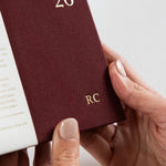 2026 Petite Linen Bound Planner - Mulberry - Pure Apotheca