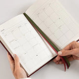 2026 Petite Linen Bound Planner - Mulberry - Pure Apotheca