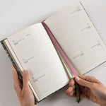 2026 Petite Linen Bound Planner - Summer Perennials - Pure Apotheca