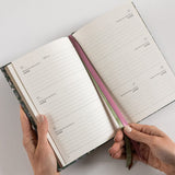 2026 Petite Linen Bound Planner - Summer Perennials - Pure Apotheca