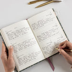 2026 Petite Linen Bound Planner - Summer Perennials - Pure Apotheca