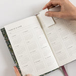 2026 Petite Linen Bound Planner - Summer Perennials - Pure Apotheca