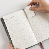 2026 Petite Linen Bound Planner - Summer Perennials - Pure Apotheca