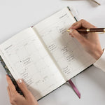 2026 Petite Linen Bound Planner - Summer Perennials - Pure Apotheca