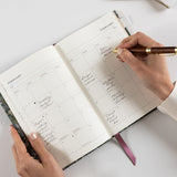 2026 Petite Linen Bound Planner - Summer Perennials - Pure Apotheca