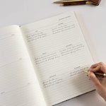 2026 Teachers A4 Planner - Ivory Garden - Pure Apotheca