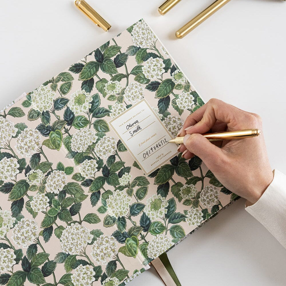 2026 Teachers Desktop Planner - Hydrangea - Pure Apotheca