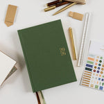 2026 Weekly Academic Student Linen Bound Planner - Finch - Pure Apotheca