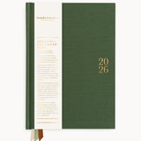 2026 Weekly Academic Student Linen Bound Planner - Finch - Pure Apotheca