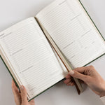 2026 Weekly Academic Student Linen Bound Planner - Finch - Pure Apotheca