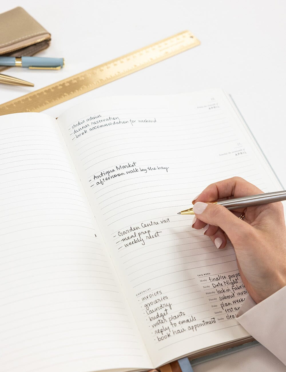 2027 A4 Desktop Planner - Belvedere - Pure Apotheca
