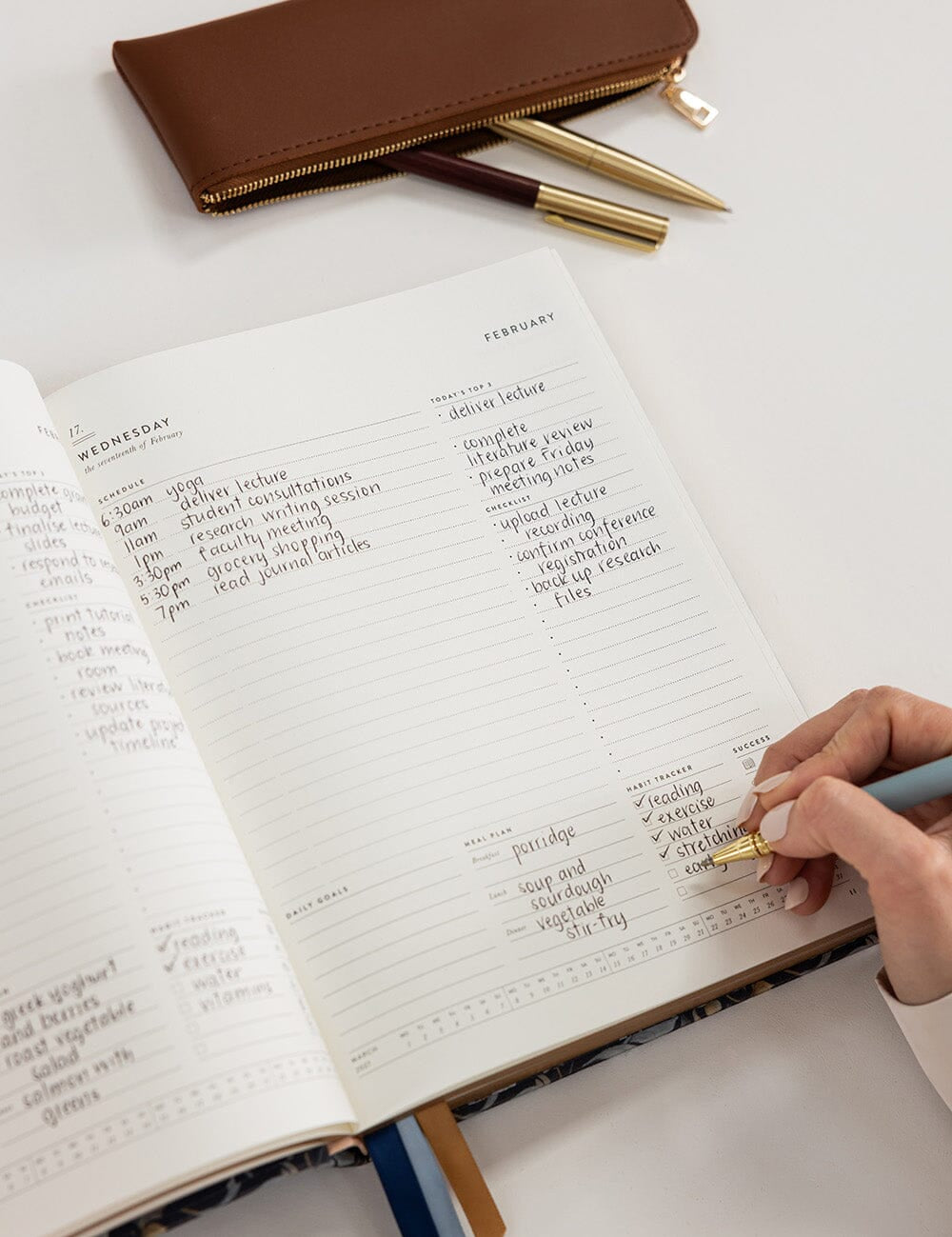 2027 Day to a Page Large Planner - Somerset Estate - Pure Apotheca