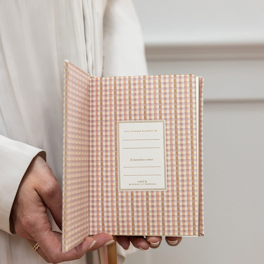 2027 Day to a Page Small Planner - Primrose Gingham - Pure Apotheca