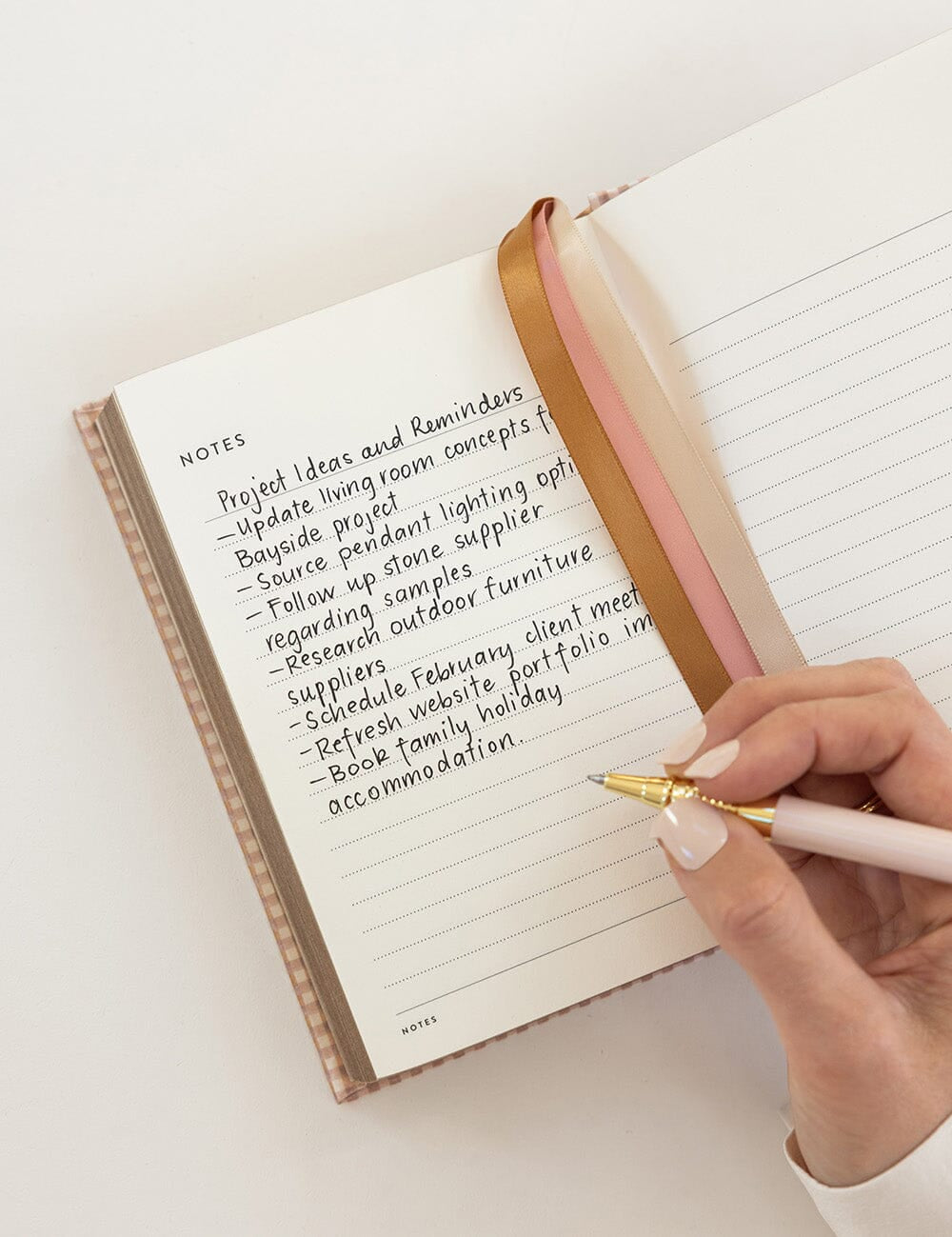 2027 Day to a Page Small Planner - Primrose Gingham - Pure Apotheca