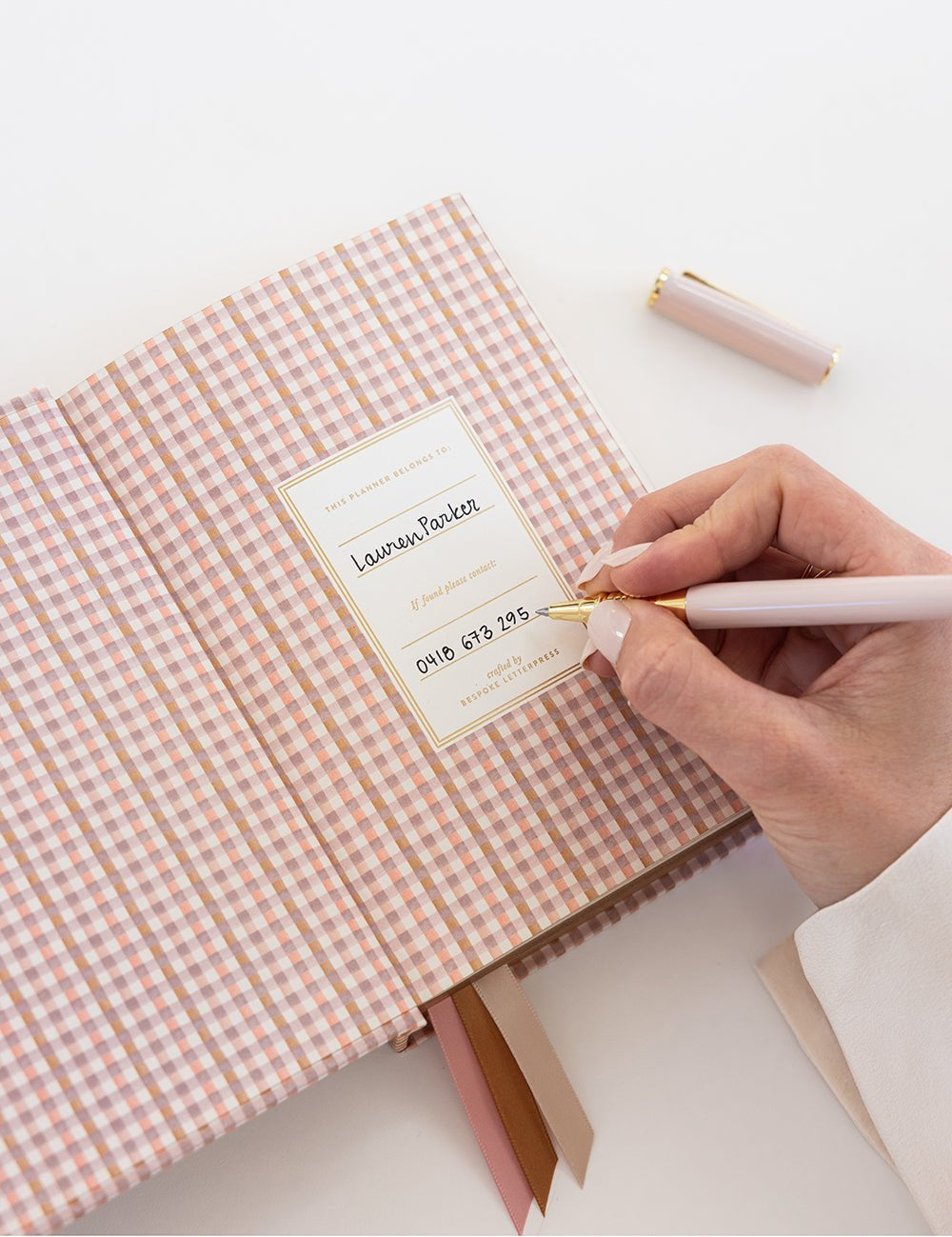 2027 Day to a Page Small Planner - Primrose Gingham - Pure Apotheca