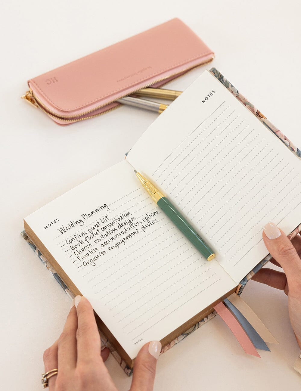 2027 Day to a Page Small Planner - Regency Blooms - Pure Apotheca