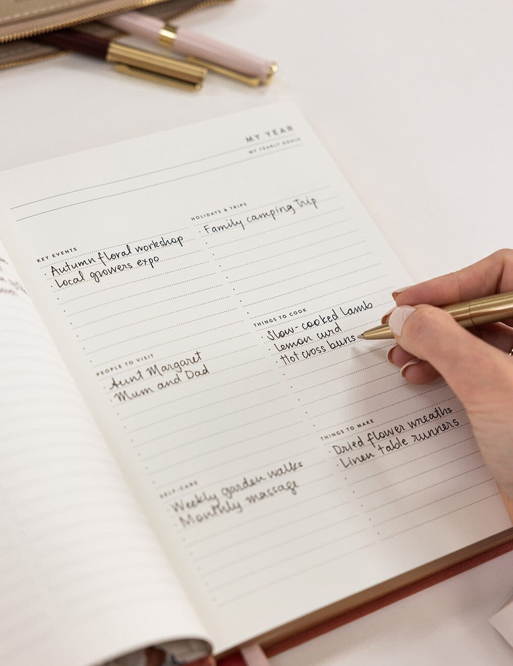 2027 Desktop Planner-Antique Copper - Pure Apotheca