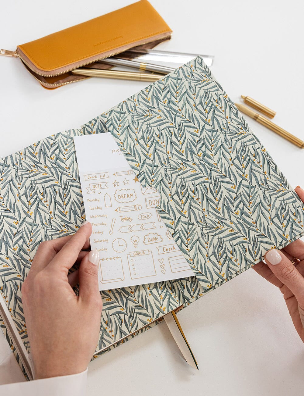 2027 Desktop Planner Golden Wattle - Pure Apotheca