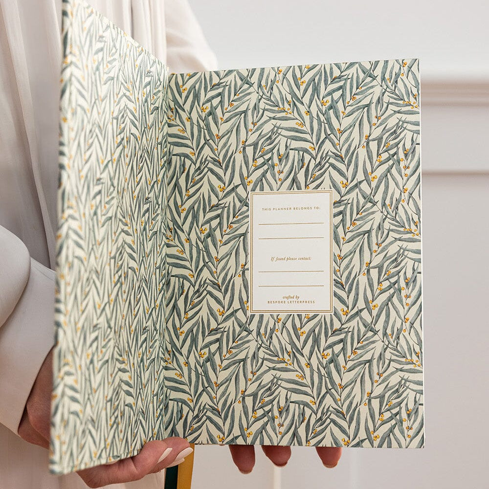 2027 Desktop Planner Golden Wattle - Pure Apotheca