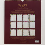 2027 Family Wall Calendar - Pure Apotheca
