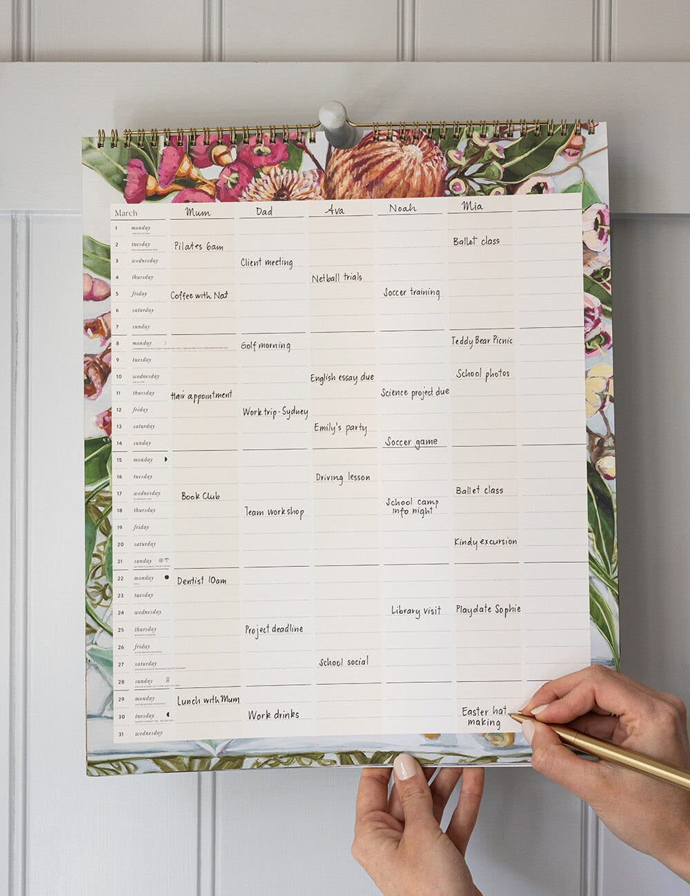 2027 Family Wall Calendar - Pure Apotheca