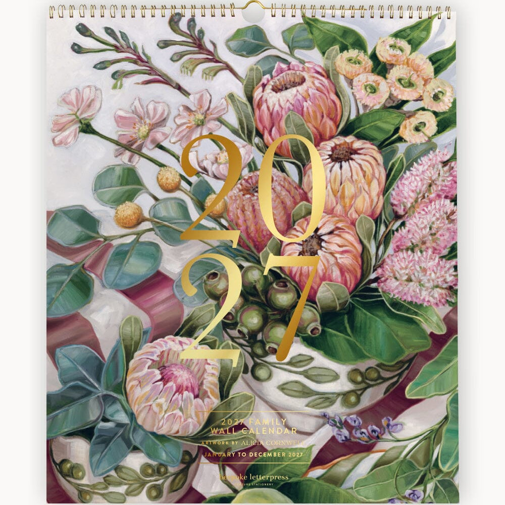 2027 Family Wall Calendar - Pure Apotheca